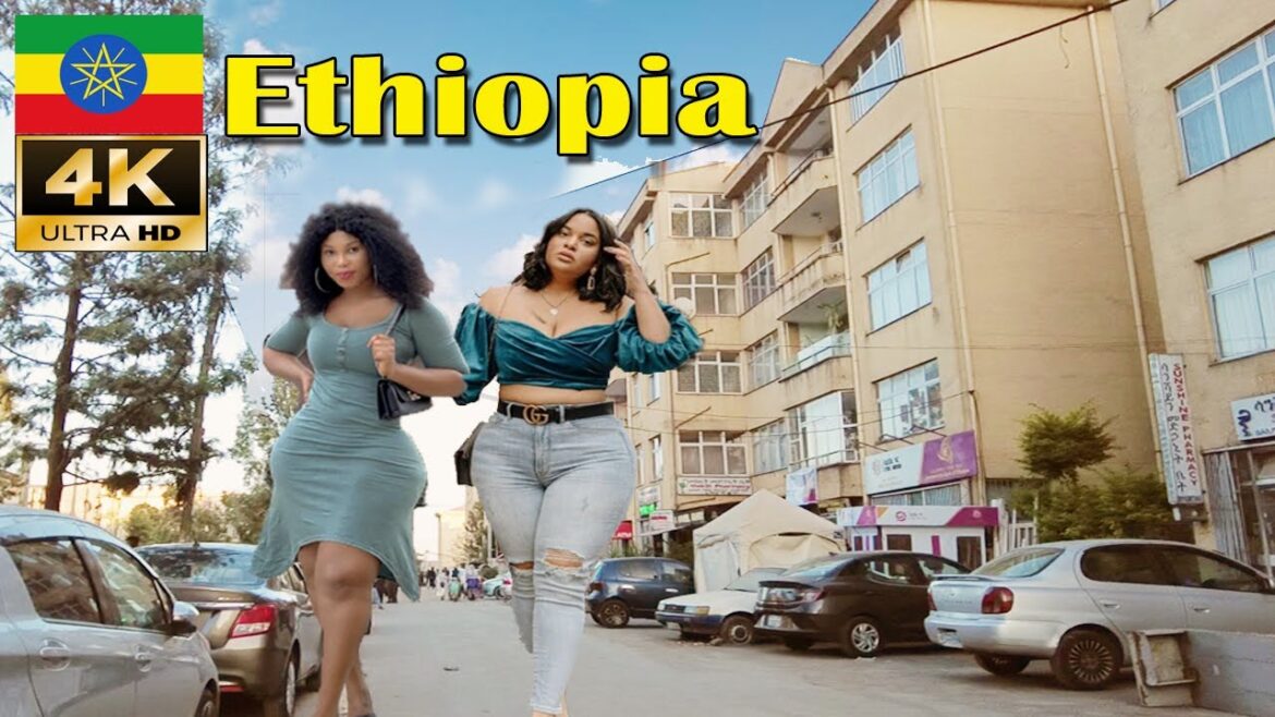 (ገርጂ-መብራት) Walking Tour Gerji -Mebrat Addis Ababa , 🇪🇹 Ethiopia [4K]