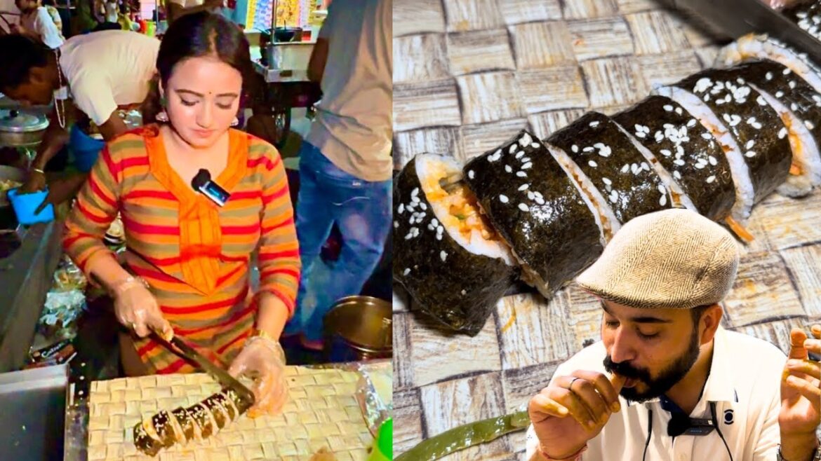 UPSC छोड़कर बेच रही है Japanese ￼Sushi | Sushi Girl￼ | 5Star Recipe as Street Food of Lucknow