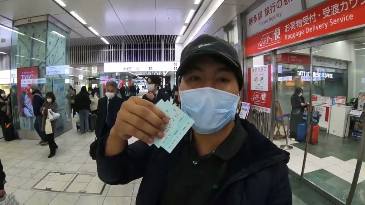 แนะนำจุดแลกตั๋ว วิธีใช้ตั๋ว คิวชูเหนือซื้อจาก klook ที่สถานี Hakata fukuoka
