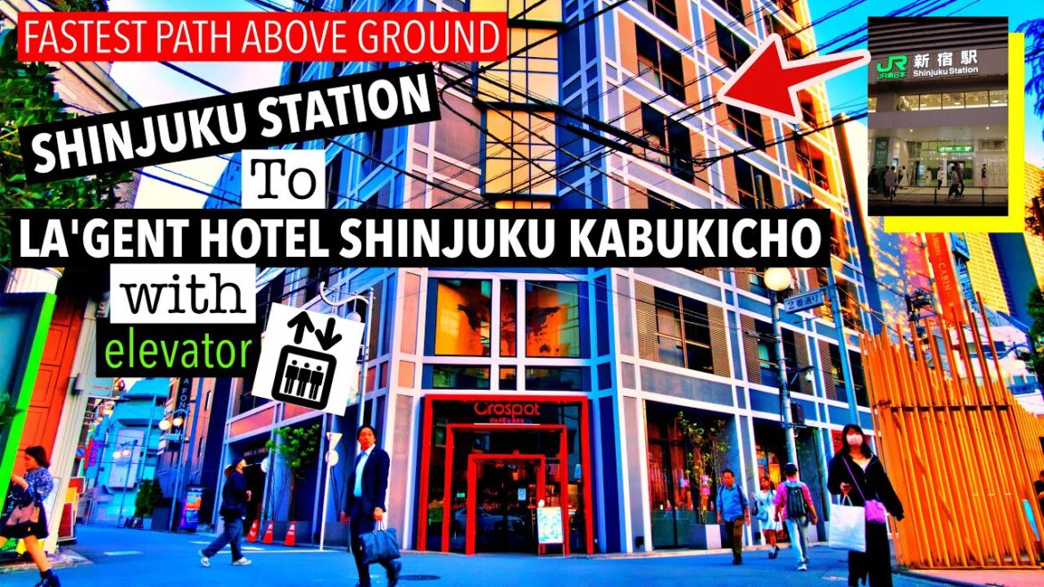 FASTEST La'gent Hotel Shinjuku Kabukicho - from Shinjuku Station (from Haneda/Narita Airport)