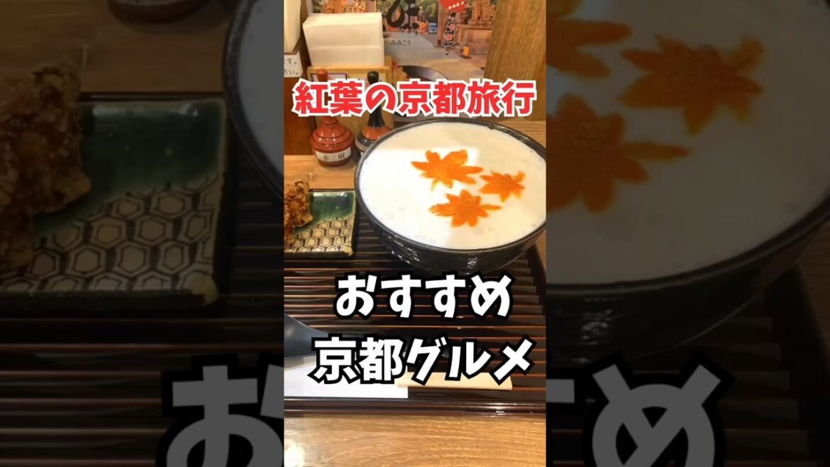 【京都旅行】紅葉🍁秋の京都駅おすすめ京都グルメ/京都ランチ/京都観光