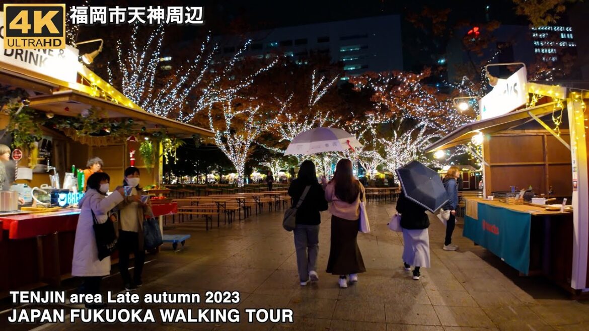 福岡市天神のイルミネーションと周辺を歩く4k60p japan walking tour around Tenjin Fukuoka Christmas market 2023 福岡市天神のイルミネーションと周辺を歩く4k60p japan walking tour around Tenjin Fukuoka Christmas market 2023