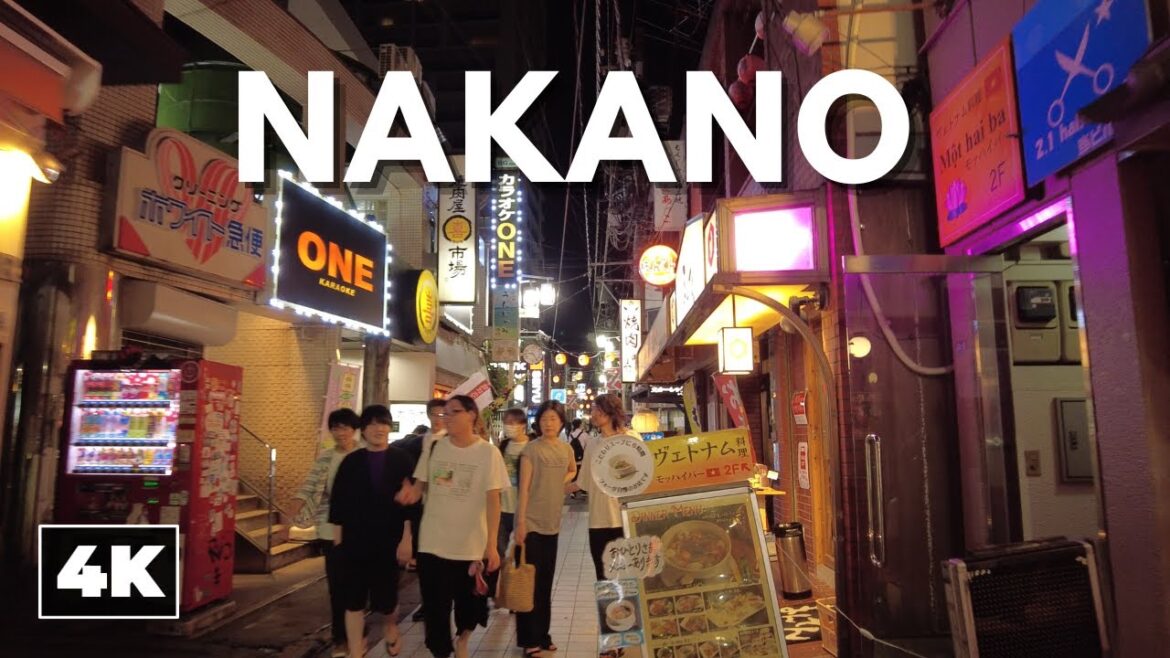 Exploring Tokyo's Alleyways || Nakano, Tokyo [4K] Ambient Walk