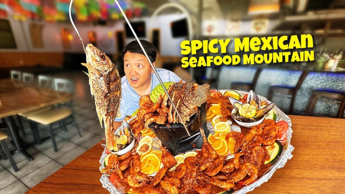 Spicy Mexican “Hanging Fish” SEAFOOD MOUNTAIN! The BEST Seafood Tour of Houston Texas Spicy Mexican "Hanging Fish" SEAFOOD MOUNTAIN! The BEST Seafood Tour of Houston Texas