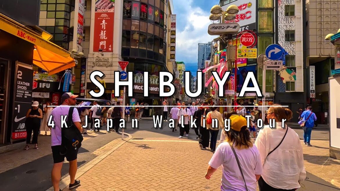 Shibuya 4k Walking tour in japan Autumn 2023 Shibuya 4k Walking tour in japan Autumn 2023