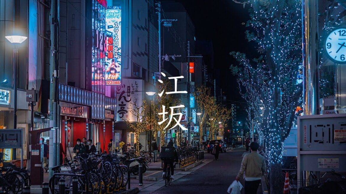 江坂エスコタウンイルミネーション 2023 Osaka Night Walk - Esaka Illumination 4K HDR Japan α7CⅡ