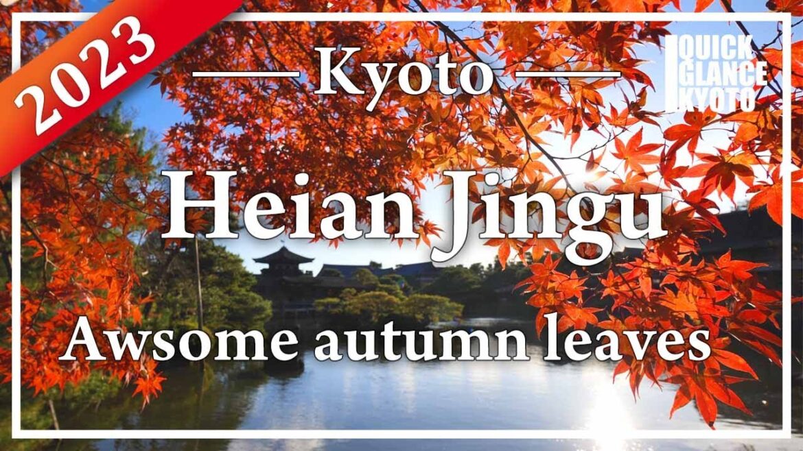 Heian Jingu Shrine: The collaboration between Taiheikaku and the autumn leaves was magnificent!
