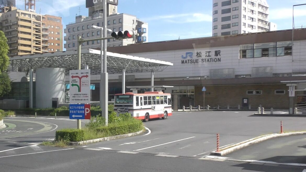 【車窓】松江しんじ湖温泉→JR松江駅／松江市中心部