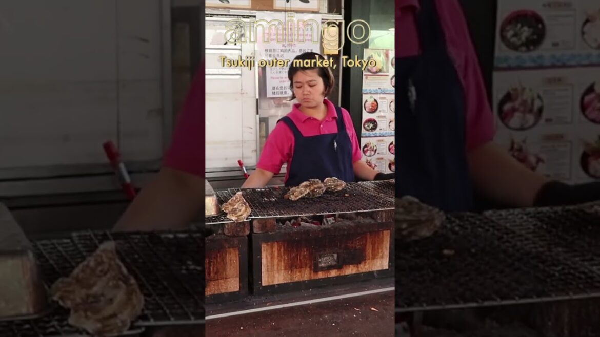 Tsukiji outer market Tokyo from Sushi to Street Food #shorts