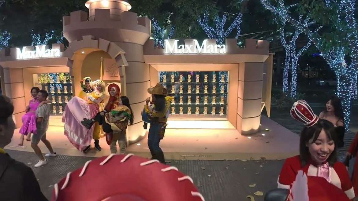 4K HDR｜ 2023 信義區萬聖節 x 搞什麼鬼 2023 Taipei Xinyi Area Halloween｜Osmo Pocket 3 Night Walk