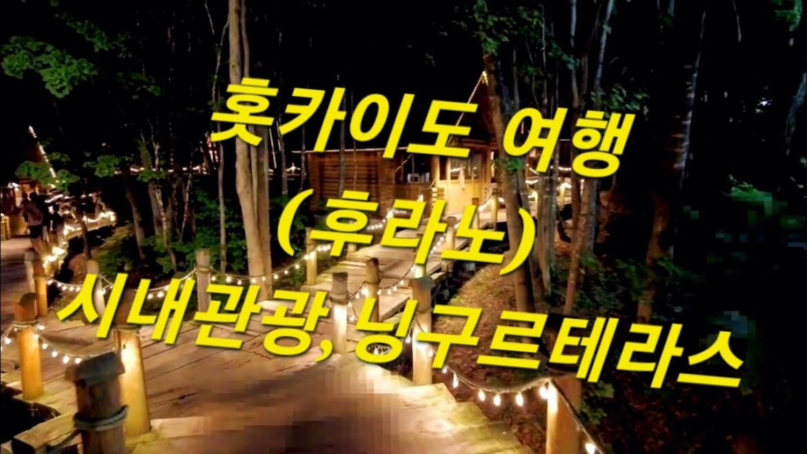 홋카이도 여행 (후라노) 후라노야, 파노라마로드, 코다마야 소바, 닝구르테라스 : Hokkaido Travel (Furono) a tour of the city