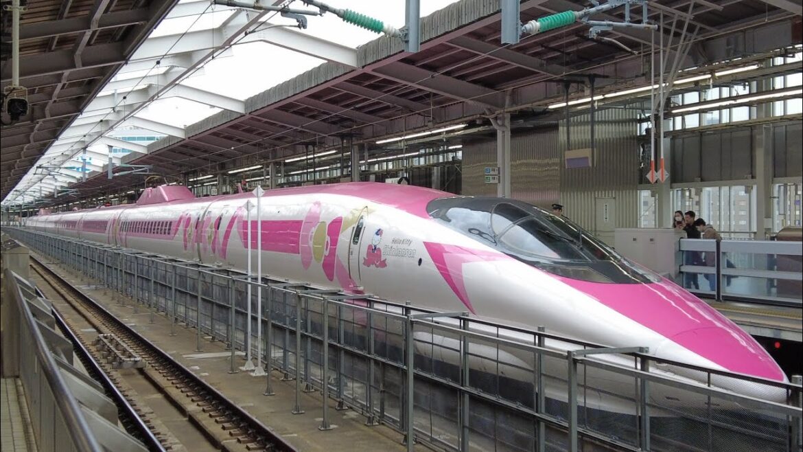 Watching Japanese Unique Bullet Trains in Osaka (Shinkansen) Watching Japanese Unique Bullet Trains in Osaka (Shinkansen)