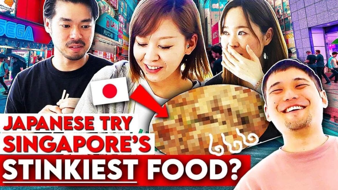 Japanese Try Singapore's STINKIEST Food for the First Time!
