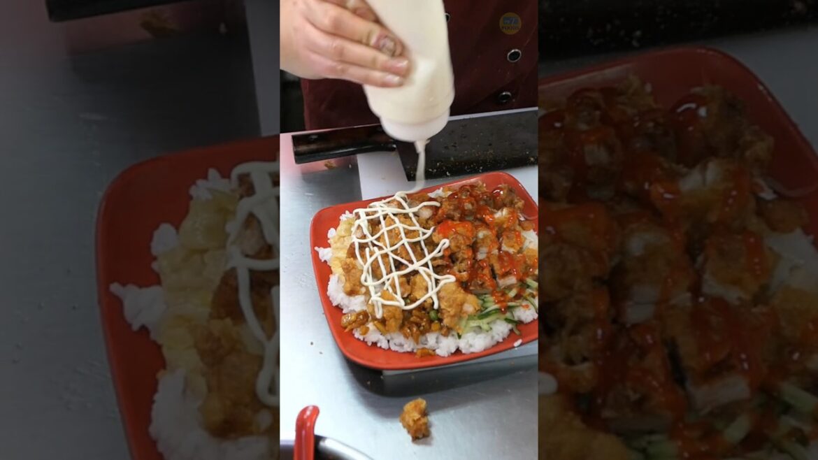 Crispy Chicken❤Rice❤Mayonnaise #shorts Crispy Chicken❤Rice❤Mayonnaise #shorts