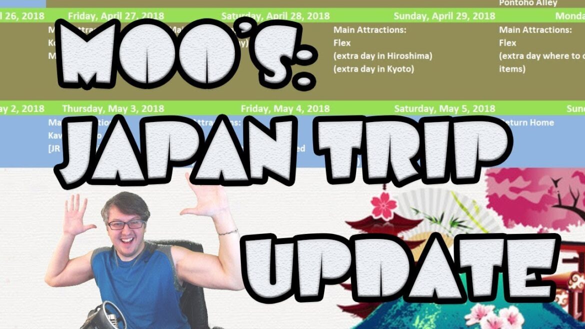 Moo Vlog - Japan: Trip Update/Itinerary (YAY!!)