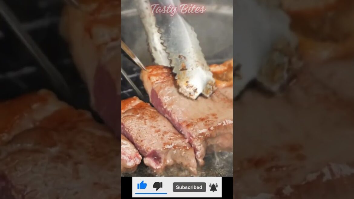 Mastering Iron Plate Steak Delights #streetfood #yummy #food