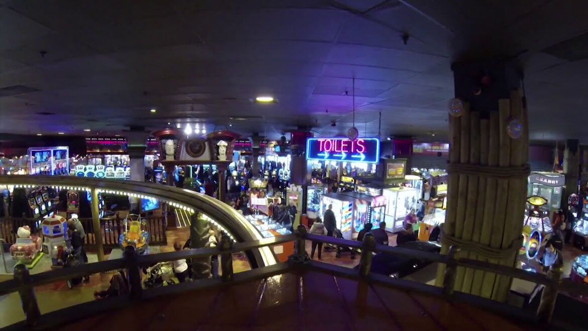 Pirate Flyer Monorail Full HD POV - Coral Island Blackpool