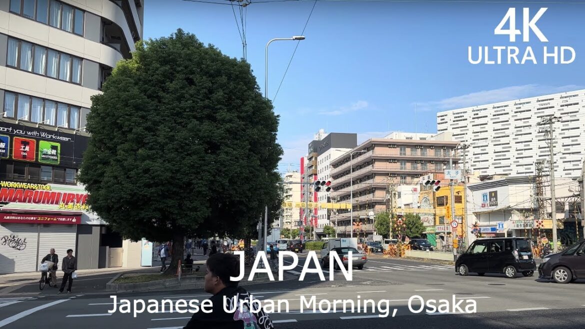 4K Walk Tour-  An Early Morning Walk Through Urban Life, Osaka | Japan 4K Walk Tour-  An Early Morning Walk Through Urban Life, Osaka | Japan