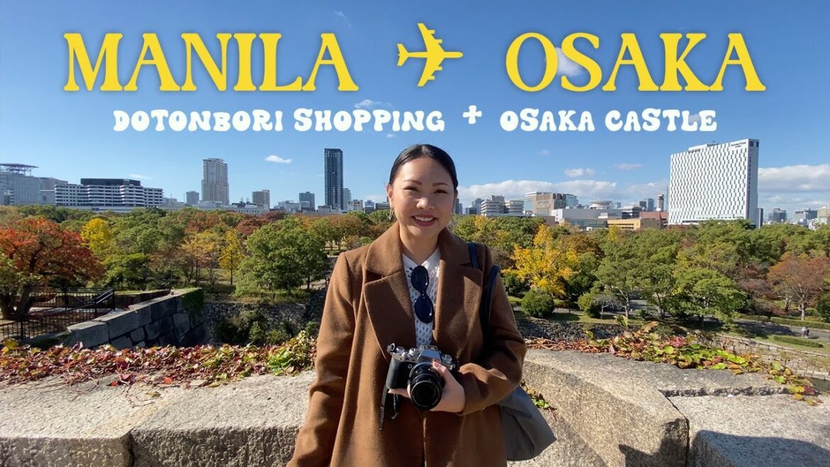 OSAKA + DOTONBORI HAUL + HARUKA 300 + OSAKA CASTLE  IN JAPAN | Filipino Travel Vlog