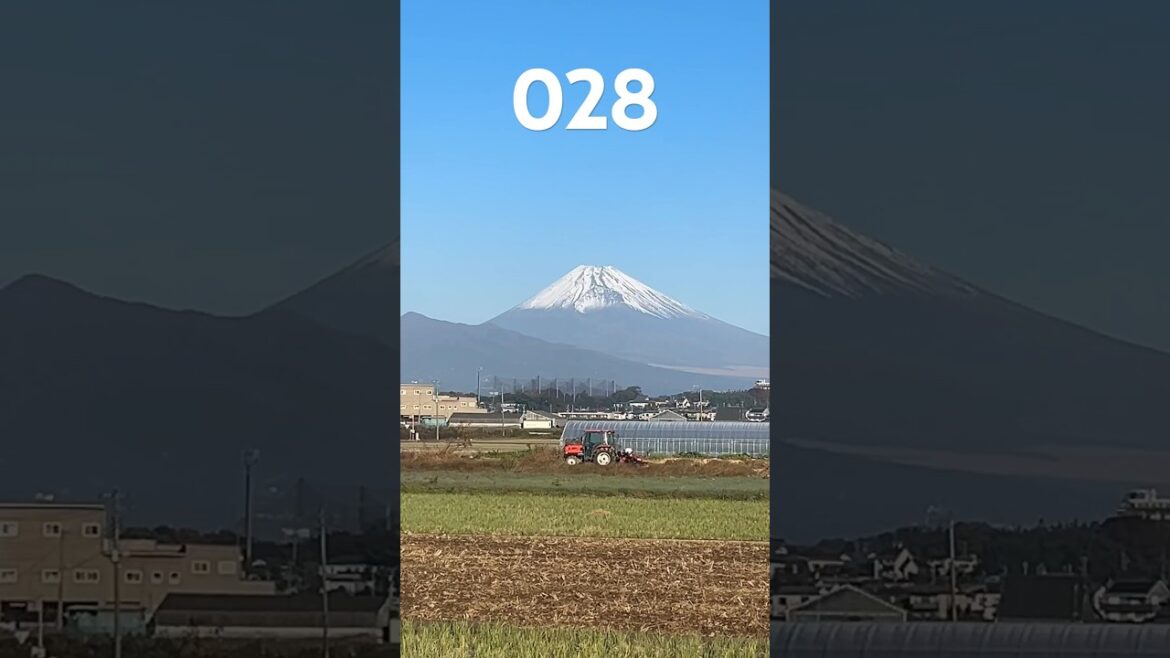 028 Mt. Fuji everyday! 2023, 11/22! Little hazy! #mountfuji #fuji #Japan