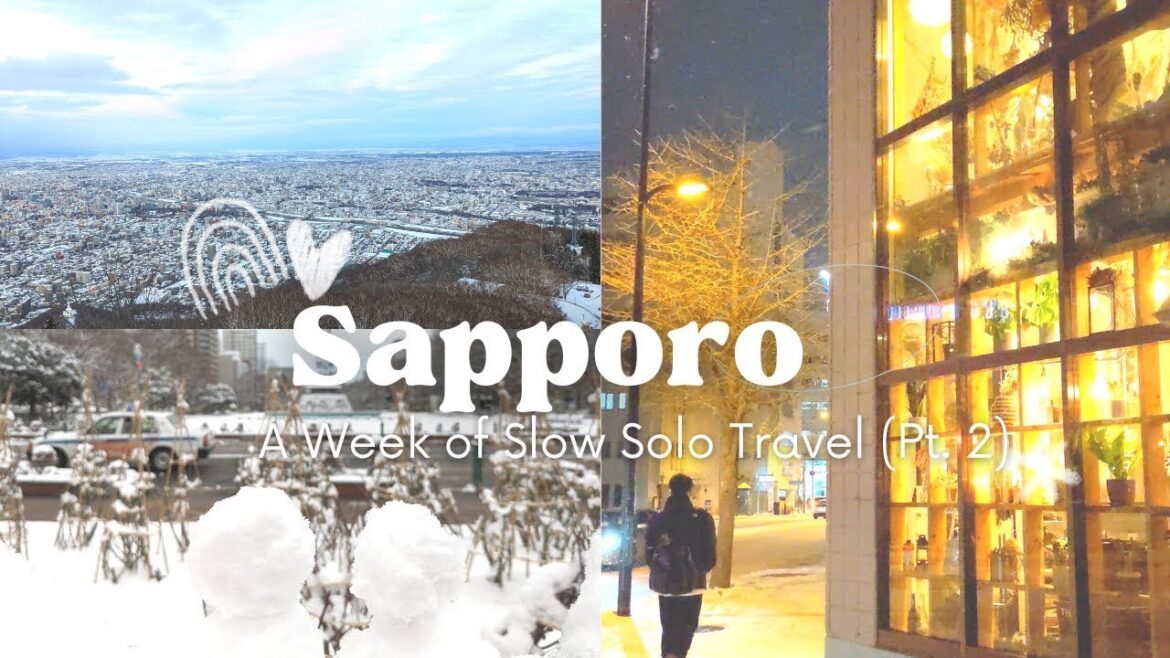 TRAVEL VLOG A week of Solo Travel in Sapporo Pt  2
