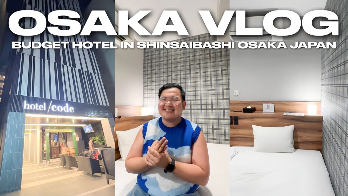 OSAKA VLOG •  Budget Hotel in Shinsaibashi Osaka Japan | Ivan de Guzman