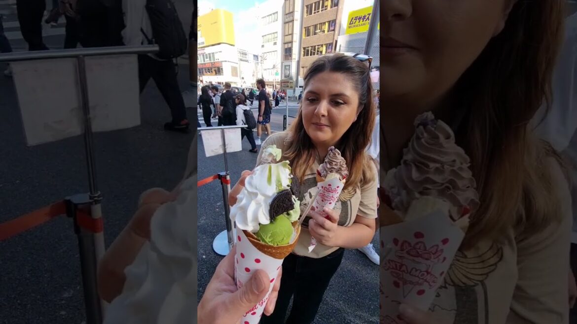 Dulciuri delicioase & faimoase pe strada in Tokyo #dulciuri #icecream #crepes #streetfood #harajuku