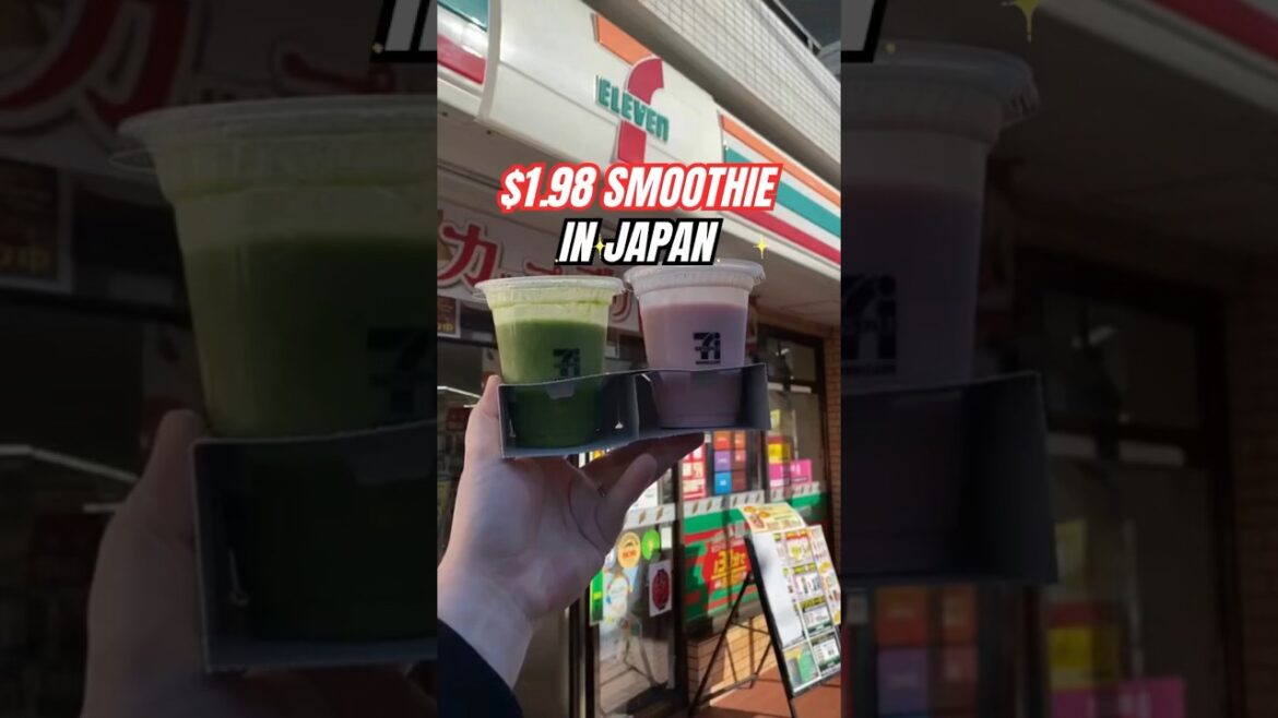 7-Eleven Smoothies in Japan #shorts