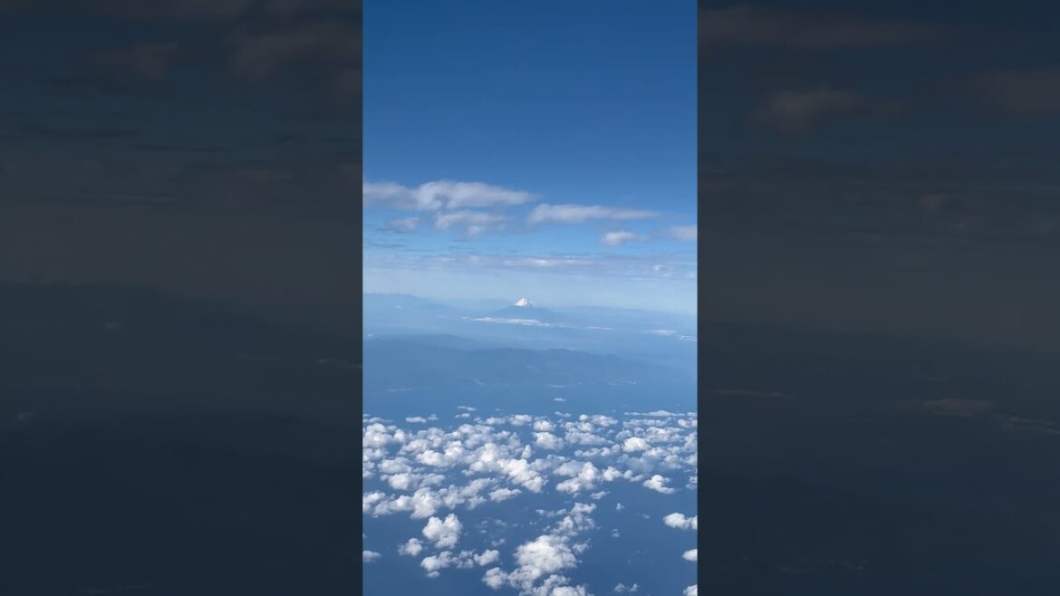 Mount Fuji under the sky