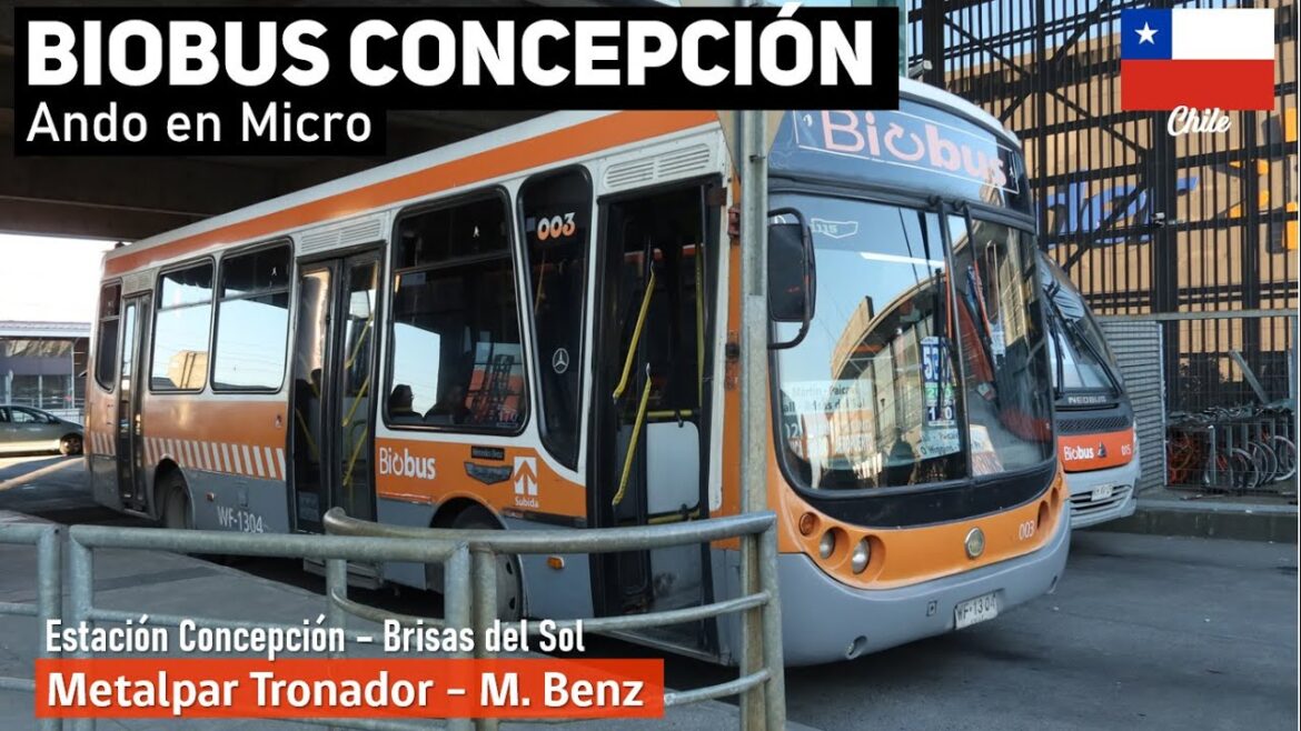 Viaje BIOBUS CONCEPCION en bus Metalpar Tronador M. Benz WF1304 | Ando en Micro