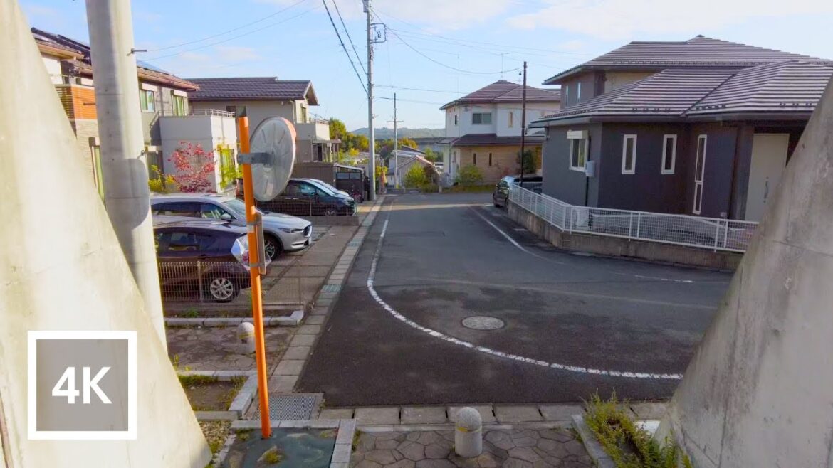 Japan 4K Walking Tour - Stroll through a new residential area in Toki City, 50 minutes from Nagoya