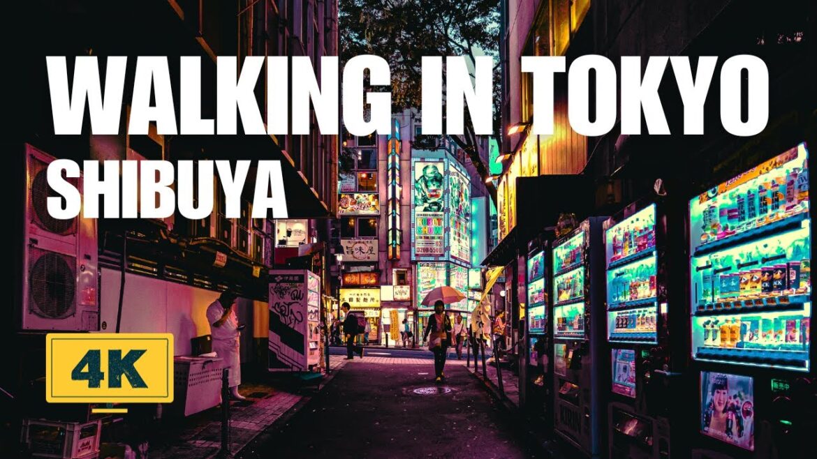 Walking In Tokyo - Shibuya Walking Tour in Tokyo [4K RESOLUTION]