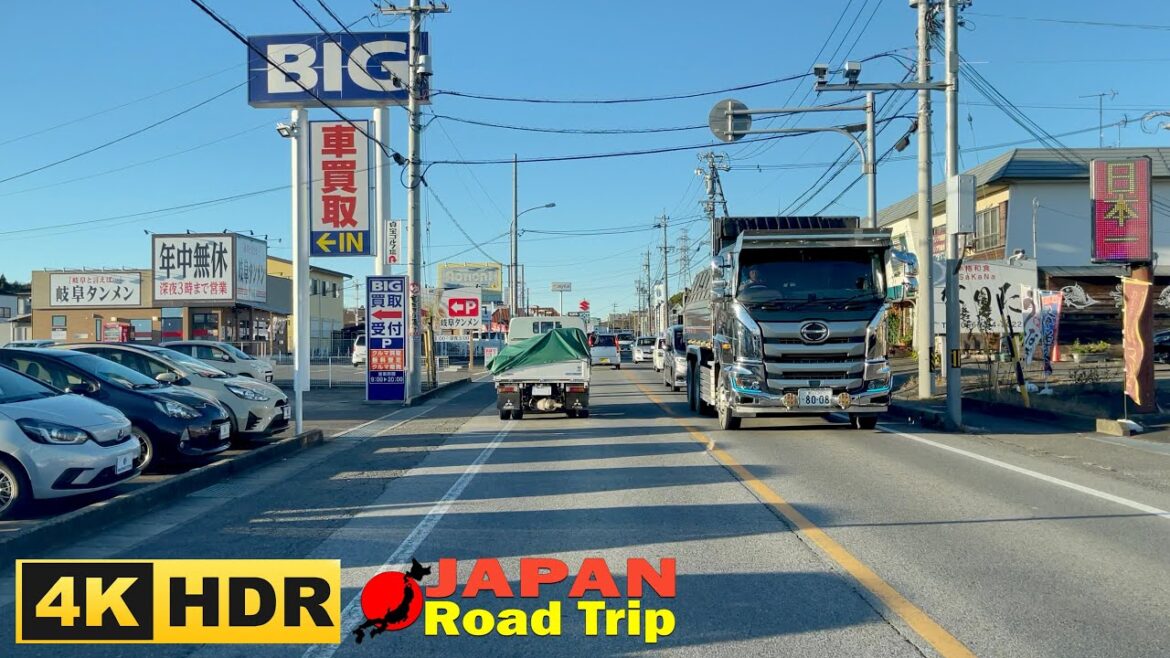 14-Minute Driving in Japan | Toyota City, Aichi Prefecture | 4K HDR