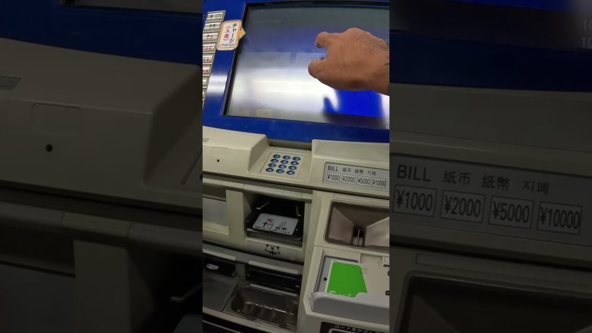 Charging IC Cards How to Charge Your IC Card Osaka Japan October 9, 2023 E2 SHORTS