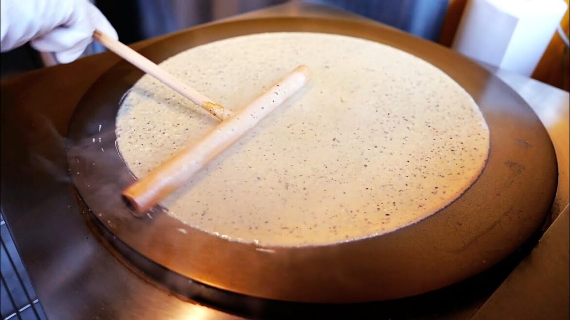 Japanese Street Food - The MOST LUXURIOUS CREPES in Japan! Caviar Truffles Parla Tokyo