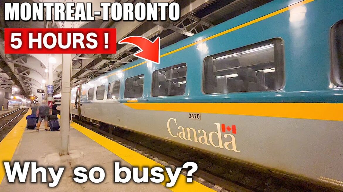 🇨🇦 Riding on Canada’s MOST POPULAR Train | VIA Rail The Corridor Business Class (Montreal→Toronto) 🇨🇦 Riding on Canada's MOST POPULAR Train | VIA Rail The Corridor Business Class (Montreal→Toronto)
