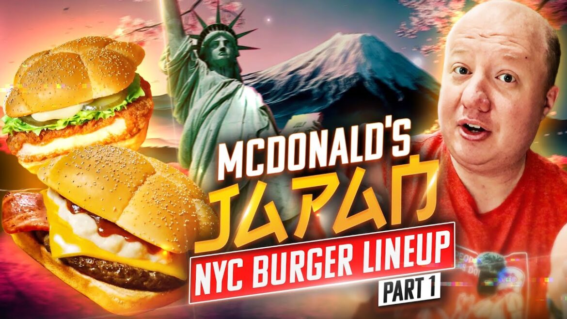 First Time Trying Mcdonald's Japan New York Burger!