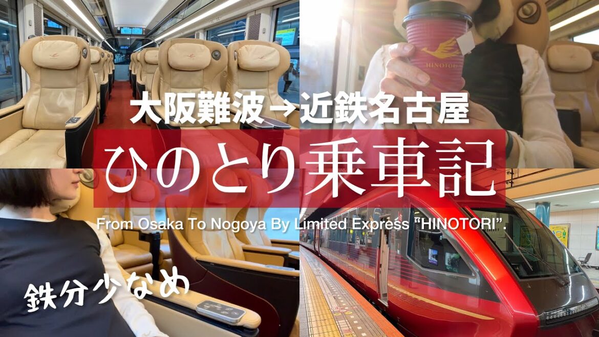 SUB【近鉄特急ひのとり】お得な◯◯を使って超快適に大阪難波〜名古屋を移動する🔥【プレミアム席】 SUB【近鉄特急ひのとり】お得な◯◯を使って超快適に大阪難波〜名古屋を移動する🔥【プレミアム席】