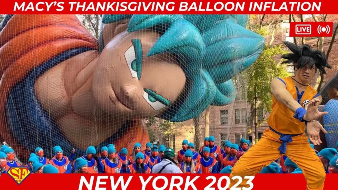 LIVE NYC Macy’s Thanksgiving Balloon Inflation 2023 LIVE NYC Macy's Thanksgiving Balloon Inflation 2023