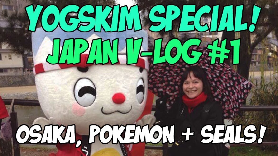 Japan Vlog #1! Osaka, Pokemon Centre and Aquarium!