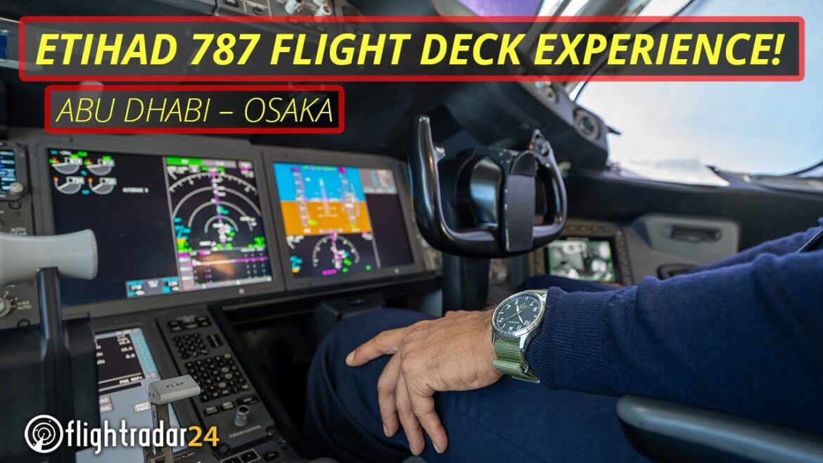 Dreamliner Cockpit! Flying Etihad to Japan Dreamliner Cockpit! Flying Etihad to Japan