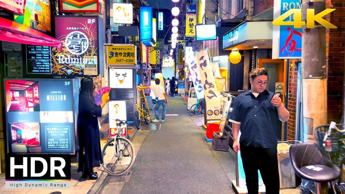 Tokyo Late Night Walk - Sangenjaya・4K HDR/Binaural