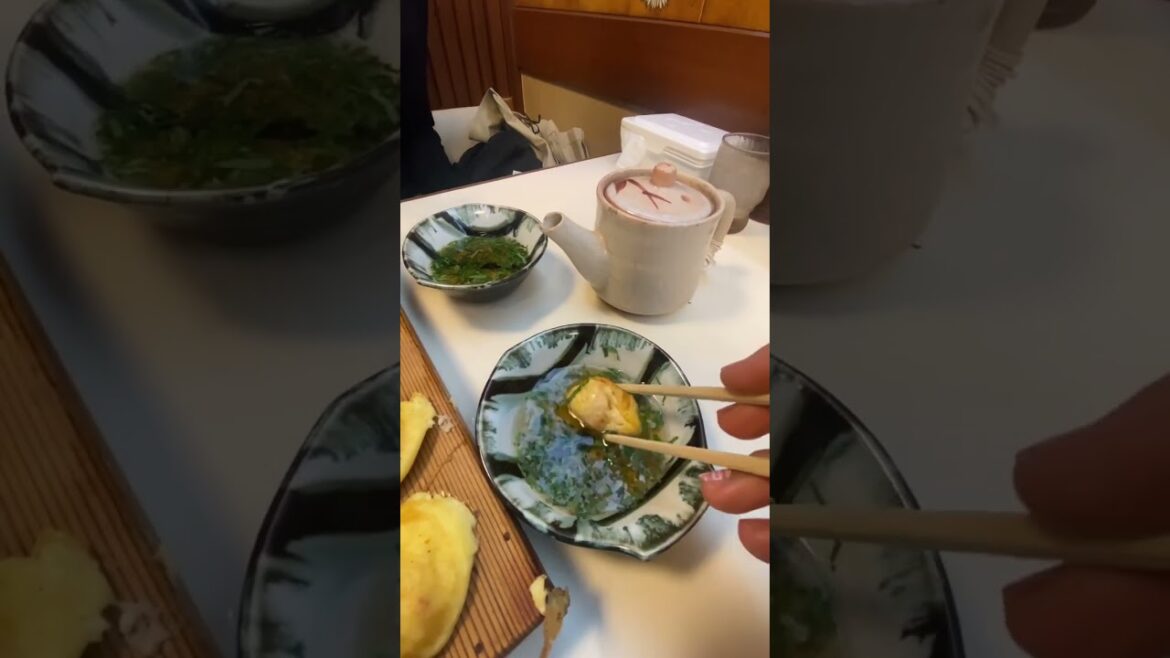 다시국물에 찍어먹는 타코야끼~, 아카시야끼! #shorts