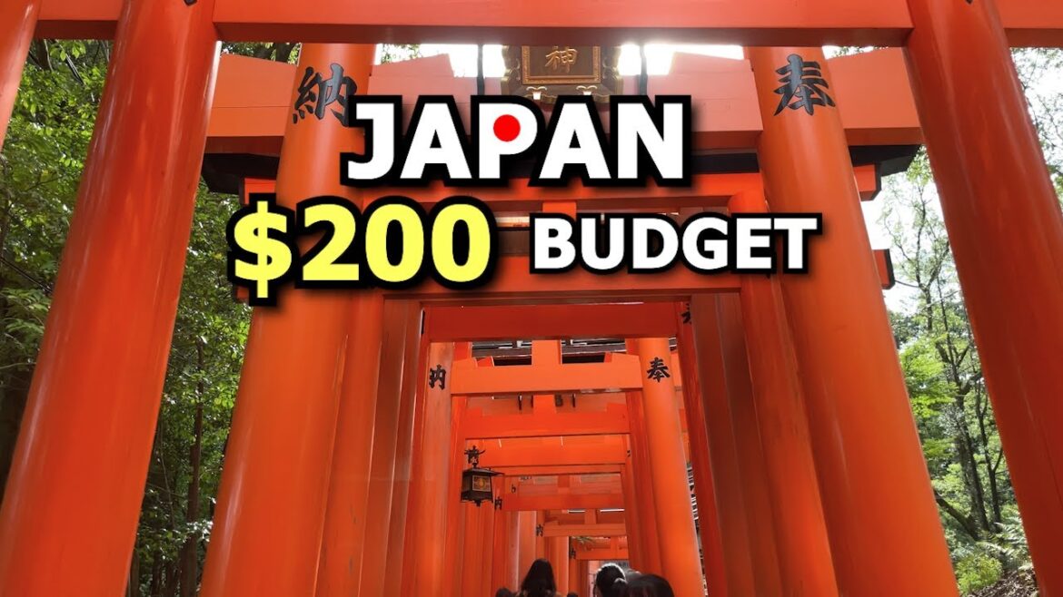 $200 Budget 5 Days Travel in Japan