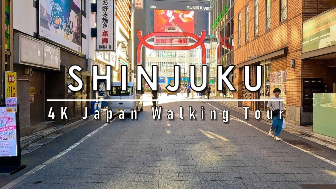 4K Japan walking tour in Shinjuku Autumn 2023 4K Japan walking tour in Shinjuku Autumn 2023