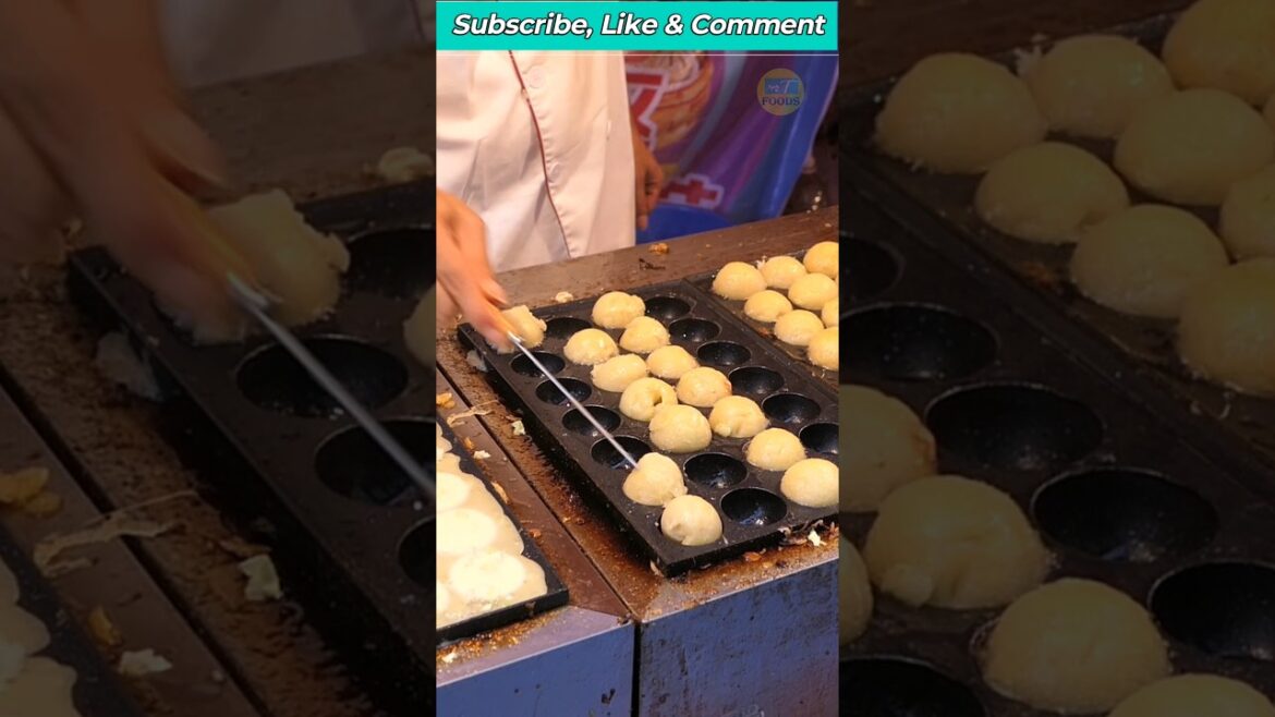 Japanese Octopus Ball ❤😘たこ焼き #streetfood