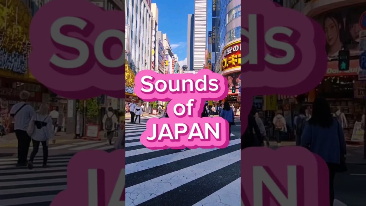 Captivating sounds in Japan streets #shorts  #japanvlog #soundsofjapan