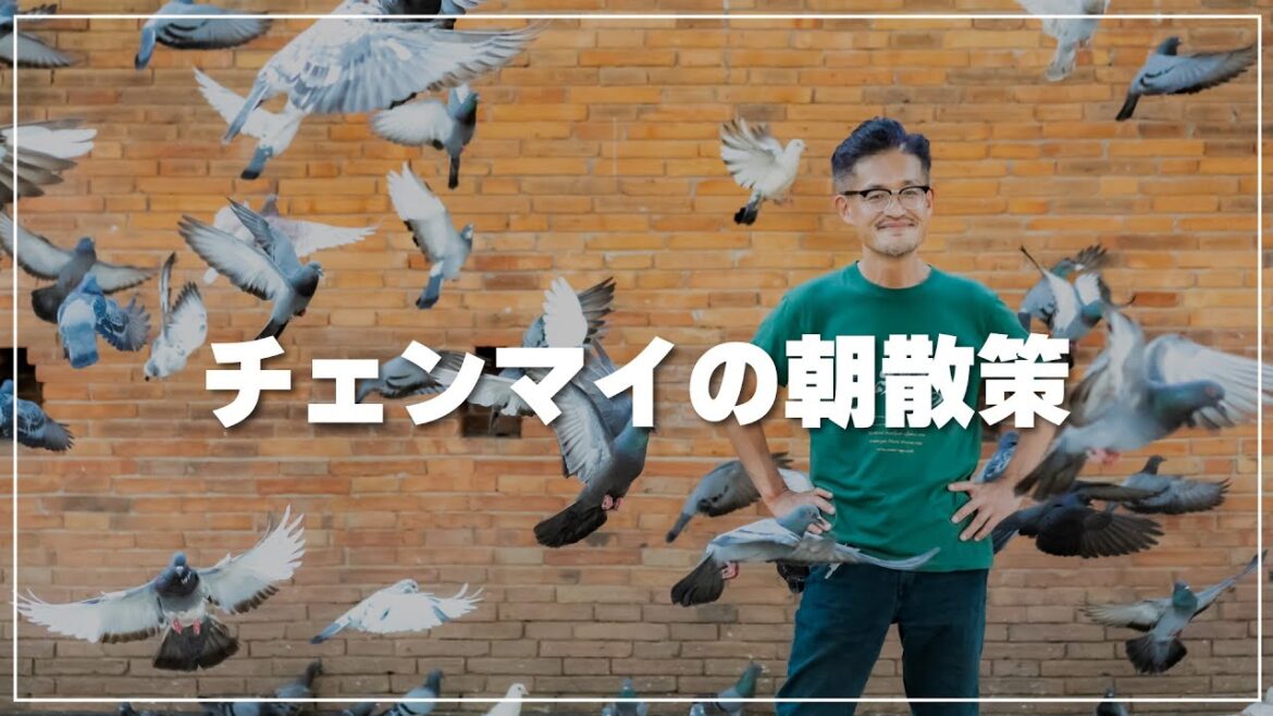 チェンマイ旧市街地の朝散策