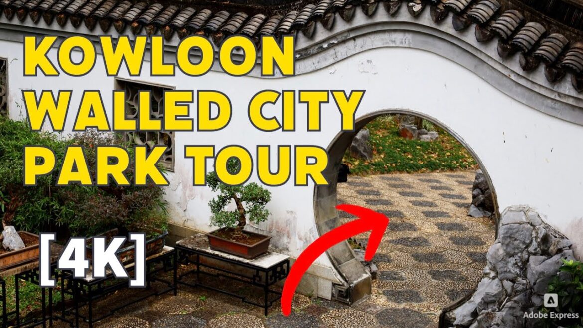 [4K] Exploring Kowloon Walled City Park, Historic Hong Kong, shot on DJI Pocket 2