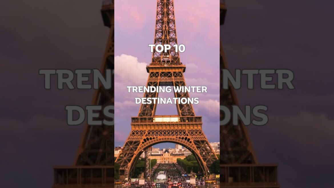 TOP 10 TRENDING winter Destinations #shorts #trending #top10